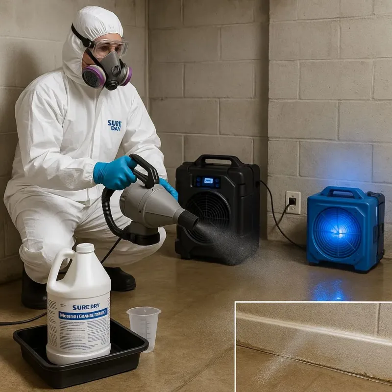 Sanitization and Odor Removal process in Trinity County, TX