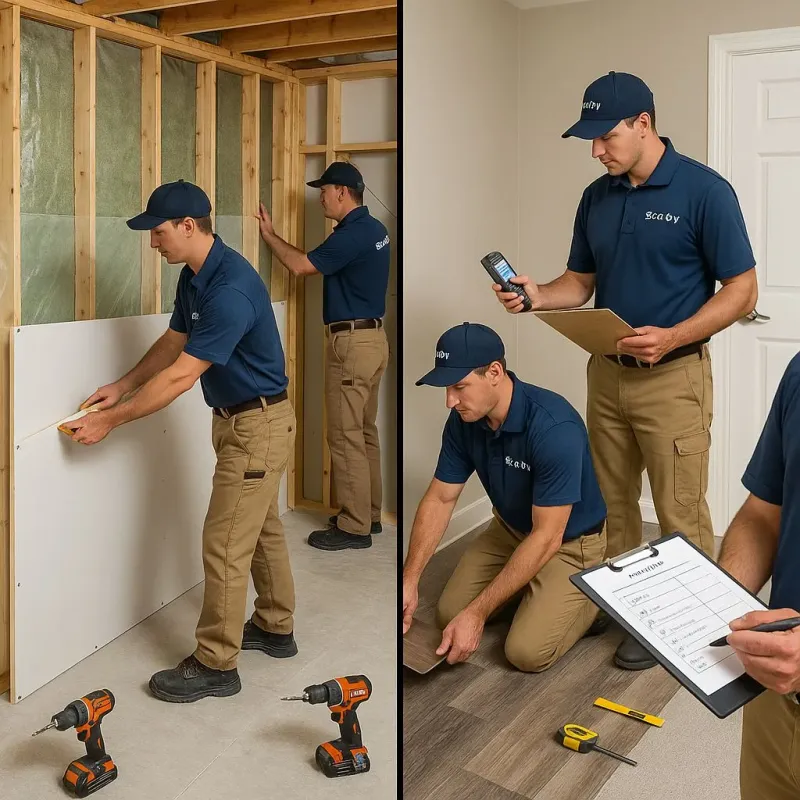 Repairs and Reconstruction process in Trinity County, TX