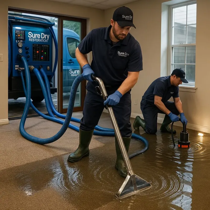 Water Extraction and Removal process in Trinity County, TX